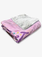 Dora The Explorer More to Explore Silk Touch Sherpa Throw Blanket