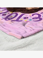 Dora The Explorer More to Explore Silk Touch Sherpa Throw Blanket