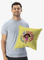 Dora The Explorer Vamos Let's Go Throw Pillow