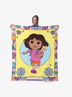 Dora The Explorer Running Dora 40x50" Silk Touch Throw Blanket