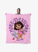 Dora The Explorer More to Explore 40x50" Silk Touch Throw Blanket