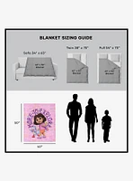 Dora The Explorer More to Explore 40x50" Silk Touch Throw Blanket