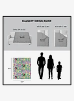 Dora The Explorer Dora and Friends Collage 40x50" Silk Touch Throw Blanket