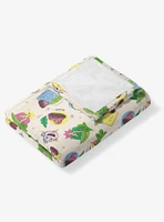 Dora The Explorer Boots Pattern 40x50" Silk Touch Throw Blanket