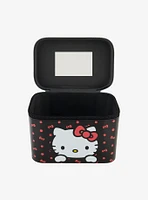 Hello Kitty Polka Dot Bow Cosmetic Case Organizer with Mirror