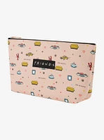 Friends All-Over-Print Cosmetic Travel Bag
