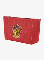 Harry Potter Gryffindor Plaid Cosmetic Travel Bag