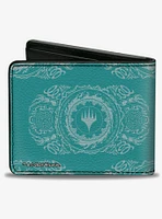Magic: The Gathering Planeswalker Island Mana Traits Bifold Wallet