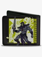 Masters of the Universe He-Man and Skeletor Pose and Quotes Bifold Wallet