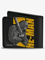 Masters of the Universe He-Man and Skeletor Text Poses Bifold Wallet