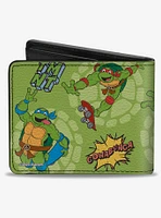 Teenage Mutant Ninja Turtles Cowabunga Skateboarding Bifold Wallet