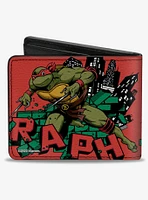 Teenage Mutant Ninja Turtles Raph Action Pose Bifold Wallet