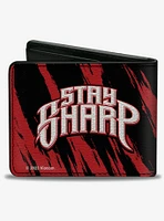 Teenage Mutant Ninja Turtles Shredder Stay Sharp Pose Bifold Wallet