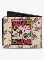Teenage Mutant Ninja Turtles Take Life One Slice At A Time Bifold Wallet
