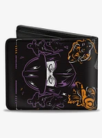 Teenage Mutant Ninja Turtles Tough Group Pose and Enemies Bifold Wallet