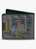 Teenage Mutant Ninja Turtles Battle Purple Soldier Arcade Bifold Wallet