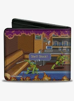 Teenage Mutant Ninja Turtles Battle Rocksteady Arcade Bifold Wallet