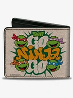 Teenage Mutant Ninja Turtles Go Ninja Go Faces Bifold Wallet