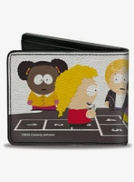 South Park Bebe and Wendy Deep Learning Hopscotch Bifold Wallet
