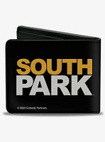 South Park Cartman Mooning Pose and Logo Bifold Wallet