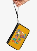 Furby Furb Ever Friends Group Pose Zip Around Wallet