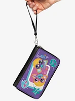 Furby Furbmoji Bffs Pose and Quotes Zip Around Wallet