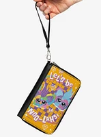 Furby Furblets Ray Vee and Luv Lee Lets Be Noo Lahs Pose Zip Around Wallet