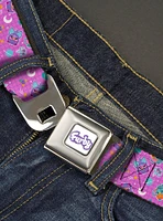Furby and Furblets Galaxy Grid Collage Seatbelt Buckle Belt