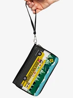 South Park Elementary School Bus Character Group Scene Zip Around Wallet