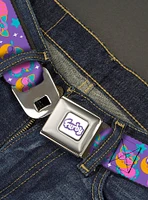 Furby Furbmojis and Icons Collage Seatbelt Buckle Belt