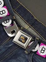Magic 8 Ball Blocks Seatbelt Buckle Belt