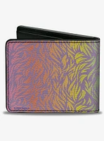 Furby Title Logo Fur Print Multi Bifold Wallet