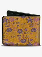 Furby Furbish Phrases and Icons Bifold Wallet