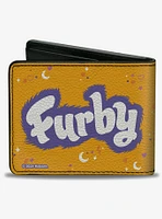 Furby Orange Furby Word To The Furb Heart Pose Bifold Wallet