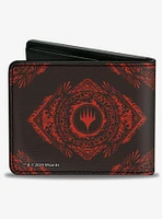 Magic: The Gathering Planeswalker Mountain Mana Traits Bifold Wallet