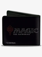 Magic: The Gathering Red Mana Fireball Icon and Logo Bifold Wallet