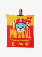 Paw Patrol Marshall Fired Up 40x50" Silk Touch Throw Blanket