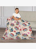 Paw Patrol Air Rescue Pattern 40x50" Silk Touch Throw Blanket