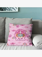 Paw Patrol Skye Badge Pattern Throw Pillow