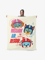Paw Patrol Mission Air Rescue 40x50" Silk Touch Throw Blanket