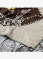 Star Wars Classic Vader's Tie Fighter Silk Touch Throw Blanket