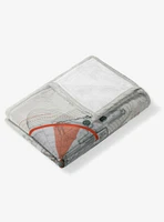 Star Wars Classic Millennium Falcon Blueprint Silk Touch Throw Blanket