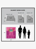 Paw Patrol High to the Skye Silk Touch Sherpa Throw Blanket