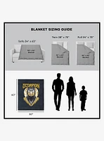 Mortal Kombat Scorpion Silk Touch Throw Blanket