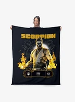 Mortal Kombat Scorpion Bi-Han Silk Touch Throw Blanket