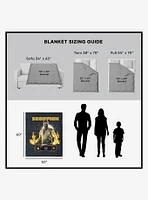 Mortal Kombat Scorpion Bi-Han Silk Touch Throw Blanket