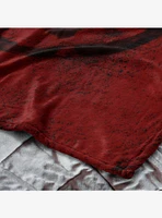 Mortal Kombat Logo Red Silk Touch Throw Blanket