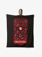 Mortal Kombat Choose Your Fighter Silk Touch Throw Blanket