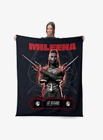 Mortal Kombat Mileena Let Us Dance Silk Touch Throw Blanket