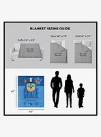 Paw Patrol Chase Mission Silk Touch Sherpa Throw Blanket